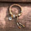 Handmade Tibetan Om Mani Padme Hum Luck Fortune Braided Bracelet Handmade Tibetan Om Mani Padme Hum Luck Fortune Braided Bracelet