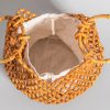 Bolso de Cuentas de Madera con Asa de Bambú Tejido a Mano Handwoven Wooden Beads Bamboo Handle Bag