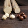 Natural Abelia Wood Hetian Jade Evil Spirits Warding Bracelet Natural Abelia Wood Hetian Jade Evil Spirits Warding Bracelet