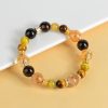 Natural Citrine Smoky Quartz Tiger Eye Duobao Prosperity Flow Bracelet Natural Citrine Smoky Quartz Tiger Eye Duobao Prosperity Flow Bracelet