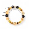 Natural Citrine Smoky Quartz Tiger Eye Duobao Prosperity Flow Bracelet Natural Citrine Smoky Quartz Tiger Eye Duobao Prosperity Flow Bracelet