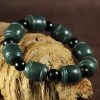 Pulsera de Jade Cian Natural para la Sanación Natural Cyan Jade Healing Bracelet
