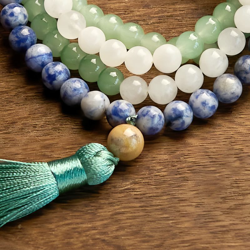 Natural Green Aventurine Luck Bracelet with 108 Beads Natural Green Aventurine Luck Bracelet with 108 Beads