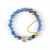 Natural Kyanite Crystal Crescent Moon Bracelet Natural Kyanite Crystal Crescent Moon Bracelet