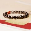 Natural Silver Sheen Obsidian Koi Fish Bracelet Natural Silver Sheen Obsidian Koi Fish Bracelet