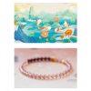Natürliches Erdbeerquarz & Zinnober Koi-Fisch Armband Natural Strawberry Quartz Cinnabar Koi Fish Bracelet