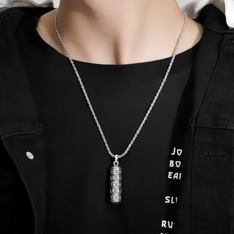 Om Mani Padme Hum Copper Wisdom Necklace Om Mani Padme Hum Copper Wisdom Necklace