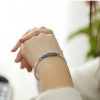 「オム・マニ・パドメ・フム」平和のバングル(白銅・ゴールドコーティング) Om Mani Padme Hum Peace Cuff Bracelet in White Copper