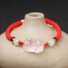 Pink Crystal Pixiu Wealth Protection Bracelet Pink Crystal Pixiu Wealth Protection Bracelet