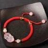 Pink Crystal Pixiu Wealth Protection Bracelet Pink Crystal Pixiu Wealth Protection Bracelet