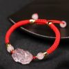 Pink Crystal Pixiu Wealth Protection Bracelet Pink Crystal Pixiu Wealth Protection Bracelet