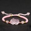 Pink Crystal Pixiu Wealth Protection Bracelet Pink Crystal Pixiu Wealth Protection Bracelet