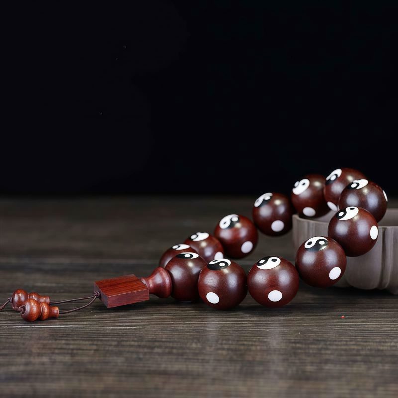 Red Sandalwood Yin Yang Harmony Bracelet Red Sandalwood Yin Yang Harmony Bracelet