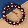 Red Sandalwood Yin Yang Harmony Bracelet Red Sandalwood Yin Yang Harmony Bracelet