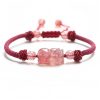 Strawberry Quartz PiXiu Protection Bracelet Strawberry Quartz PiXiu Protection Bracelet