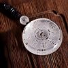 Taoist Five Sacred Mountains Yin Yang Liuli Crystal Pendant Taoist Five Sacred Mountains Yin Yang Liuli Crystal Pendant