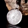 Taoist Five Sacred Mountains Yin Yang Liuli Crystal Pendant Taoist Five Sacred Mountains Yin Yang Liuli Crystal Pendant