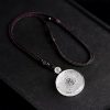 Taoist Five Sacred Mountains Yin Yang Liuli Crystal Pendant Taoist Five Sacred Mountains Yin Yang Liuli Crystal Pendant