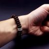 Tibetan Coconut Shell Om Mani Padme Hum Bracelet Tibetan Coconut Shell Om Mani Padme Hum Bracelet