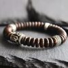 Tibetan Coconut Shell Om Mani Padme Hum Bracelet Tibetan Coconut Shell Om Mani Padme Hum Bracelet