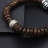 Tibetan Coconut Shell Om Mani Padme Hum Bracelet Tibetan Coconut Shell Om Mani Padme Hum Bracelet