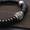 Tibetan Coconut Shell Om Mani Padme Hum Bracelet Tibetan Coconut Shell Om Mani Padme Hum Bracelet