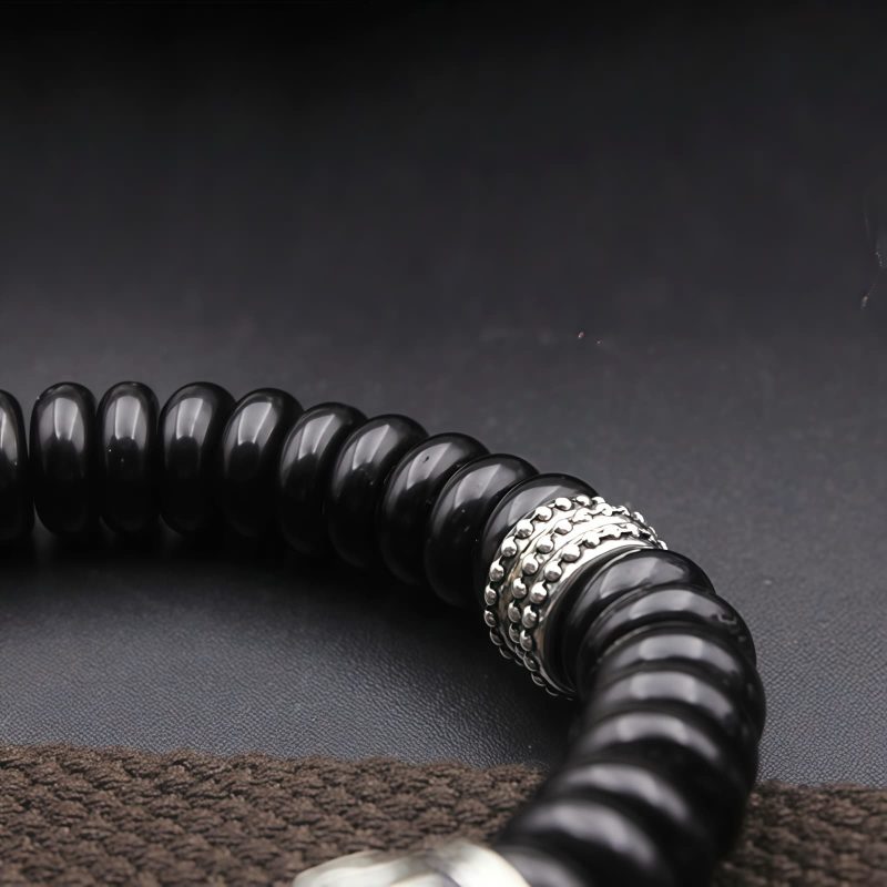 Tibetan Coconut Shell Om Mani Padme Hum Bracelet Tibetan Coconut Shell Om Mani Padme Hum Bracelet
