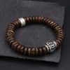 Tibetan Coconut Shell Om Mani Padme Hum Bracelet Tibetan Coconut Shell Om Mani Padme Hum Bracelet
