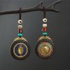 Tibetan Conch Om Mani Padme Hum Key Chain Tibetan Conch Om Mani Padme Hum Key Chain