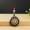 Tibetan Conch Om Mani Padme Hum Key Chain Tibetan Conch Om Mani Padme Hum Key Chain