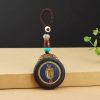 Tibetan Conch Om Mani Padme Hum Key Chain Tibetan Conch Om Mani Padme Hum Key Chain