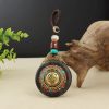 Tibetan Conch Om Mani Padme Hum Key Chain Tibetan Conch Om Mani Padme Hum Key Chain