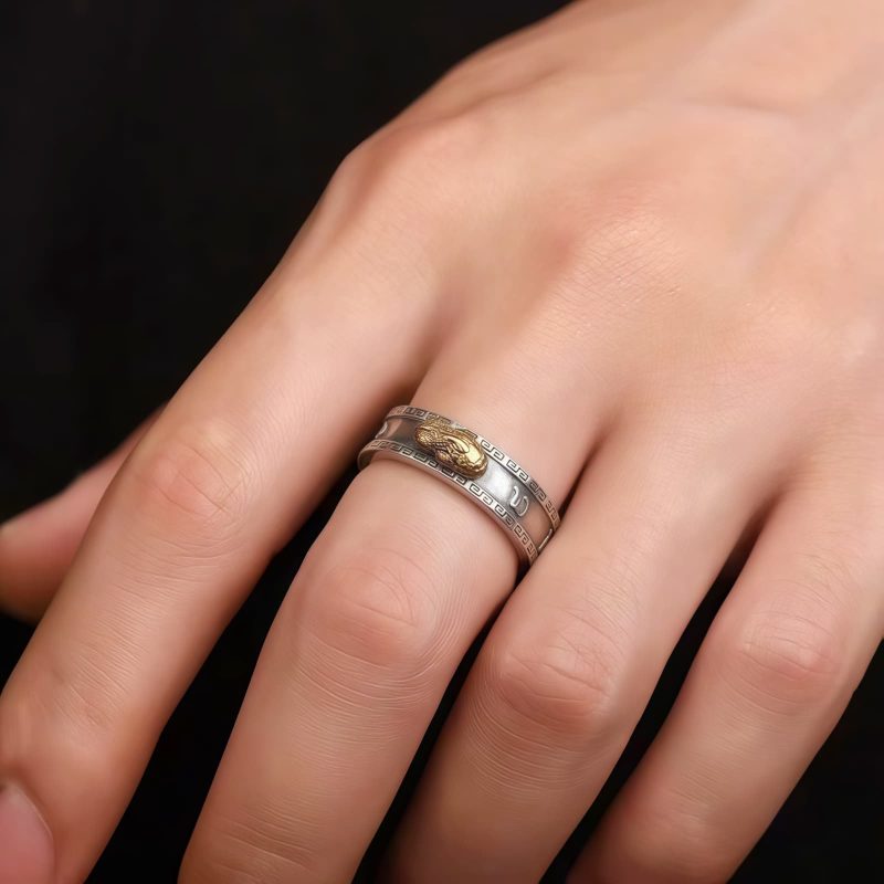 Tibetan Copper Om Mani Padme Hum Couple Ring Tibetan Copper Om Mani Padme Hum Couple Ring