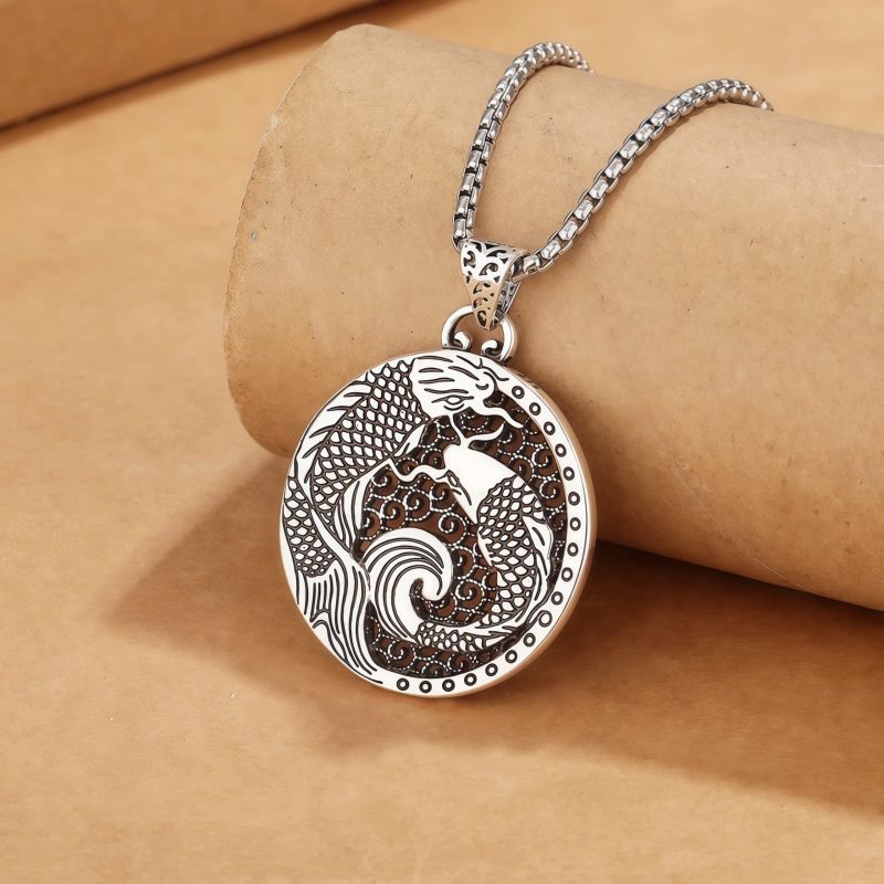 Tibetan Copper Koi Fish Healing Necklace Tibetan Copper Koi Fish Healing Necklace