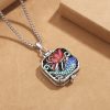 Tibetan Copper Koi Fish Lotus Luck Ghau Pendant Necklace Tibetan Copper Koi Fish Lotus Luck Ghau Pendant Necklace