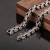 Tibetan Dragon Pattern Titanium Steel Necklace & Bracelet Tibetan Dragon Pattern Titanium Steel Necklace & Bracelet