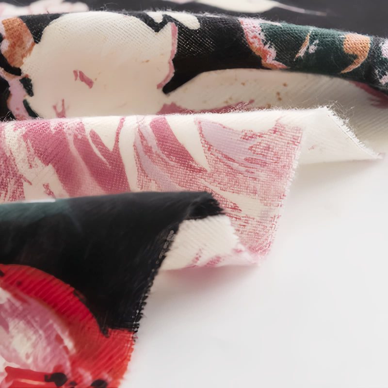 Tibetan Flower Print Shawl - Cozy Warm Scarf Tibetan Flower Print Shawl - Cozy Warm Scarf