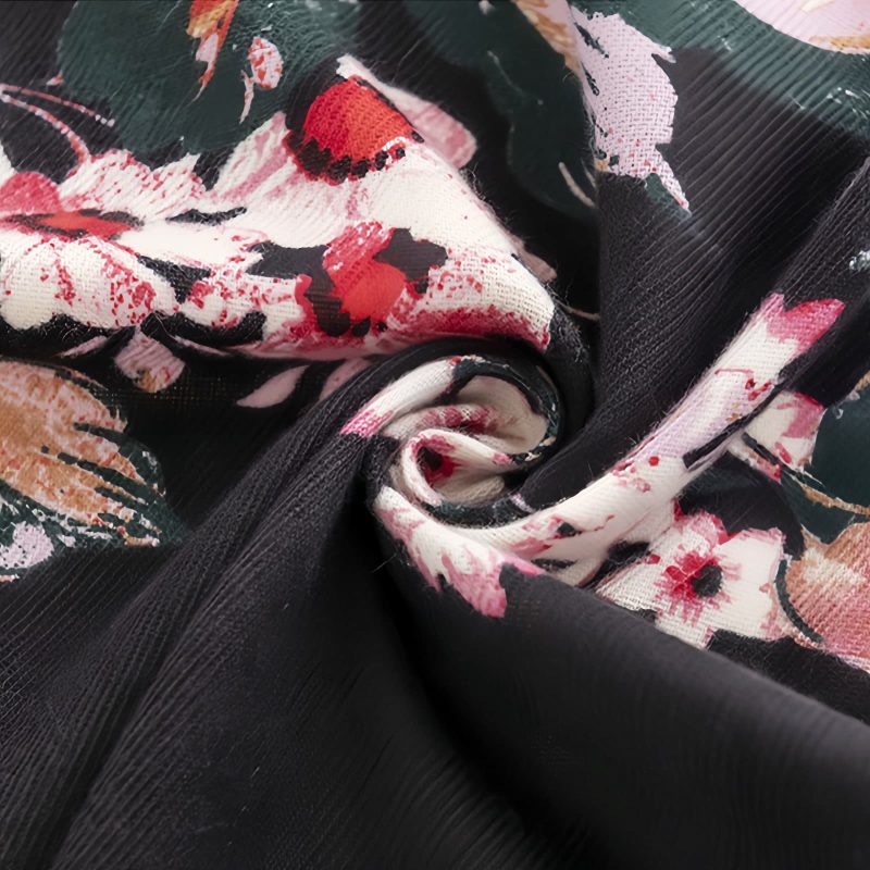 Tibetan Flower Print Shawl - Cozy Warm Scarf Tibetan Flower Print Shawl - Cozy Warm Scarf