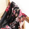 Tibetan Flower Print Shawl - Cozy Warm Scarf Tibetan Flower Print Shawl - Cozy Warm Scarf