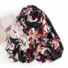 Tibetan Flower Print Shawl - Cozy Warm Scarf Tibetan Flower Print Shawl - Cozy Warm Scarf