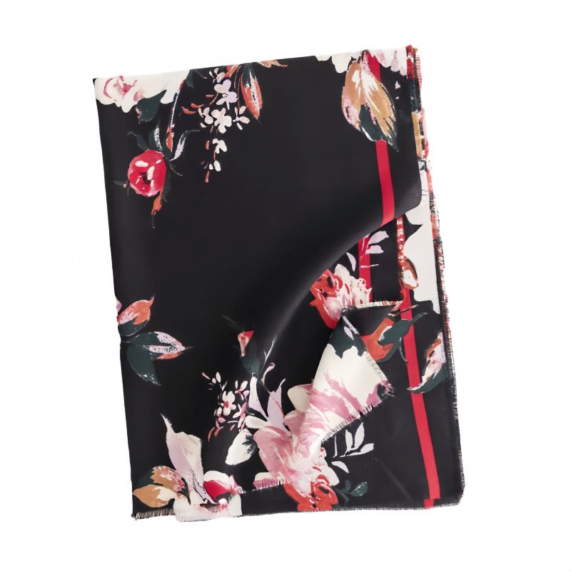 Tibetan Flower Print Shawl - Cozy Warm Scarf Tibetan Flower Print Shawl - Cozy Warm Scarf