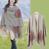 Tibetan Geometric Mandala Shawl with Pockets Tibetan Geometric Mandala Shawl with Pockets