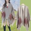 Tibetan Geometric Mandala Shawl with Pockets Tibetan Geometric Mandala Shawl with Pockets