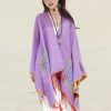 Tibetan Geometric Mandala Shawl with Pockets Tibetan Geometric Mandala Shawl with Pockets