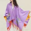Tibetan Geometric Mandala Shawl with Pockets Tibetan Geometric Mandala Shawl with Pockets