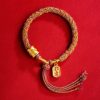 Pulsera Tibetana de los Cinco Colores con Mantra Om Mani Padme Hum y Dije Ruyi Tibetan Multicolored Om Mani Padme Hum Ruyi Charm Bracelet