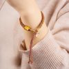Pulsera Tibetana de los Cinco Colores con Mantra Om Mani Padme Hum y Dije Ruyi Tibetan Multicolored Om Mani Padme Hum Ruyi Charm Bracelet