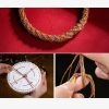 Pulsera Tibetana de los Cinco Colores con Mantra Om Mani Padme Hum y Dije Ruyi Tibetan Multicolored Om Mani Padme Hum Ruyi Charm Bracelet
