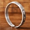 Tibetan White Copper Wealth Abundance Bracelet Tibetan White Copper Wealth Abundance Bracelet