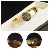 Tibetan Titanium Steel Yin Yang Lotus Bracelet Tibetan Titanium Steel Yin Yang Lotus Bracelet